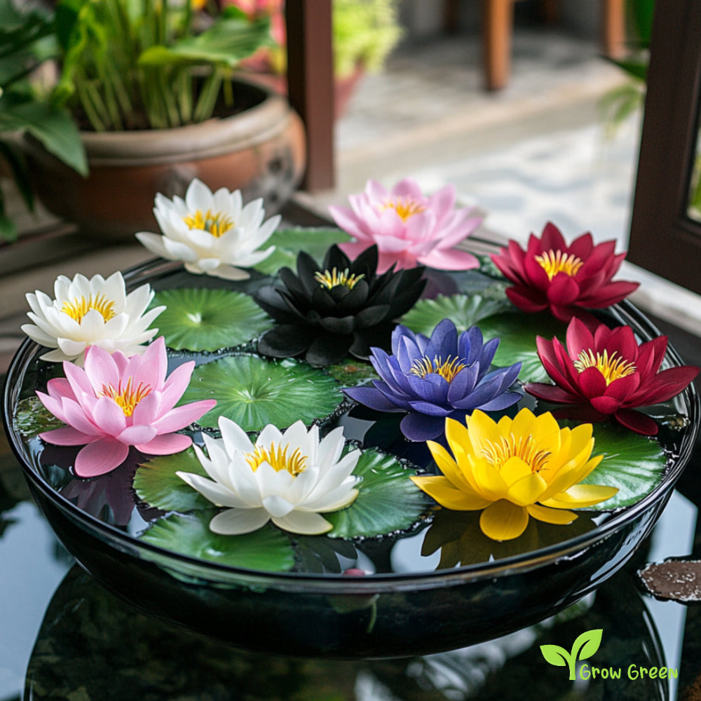 5 seeds of Lotus (Mix Colour) - NELUMBO NICIFERA + Gift 5 seeds Sunflower